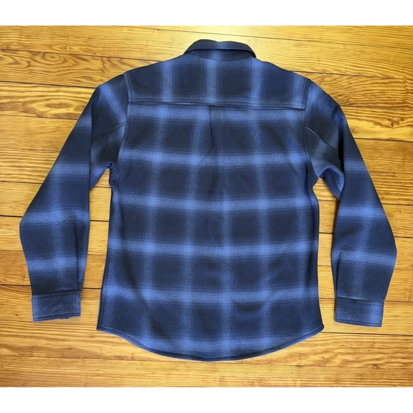 Dkota Grizzly Men's Shirt Jacket M Heavyweight Flannel Long Sleeve Zip & Button - Picture 16 of 16